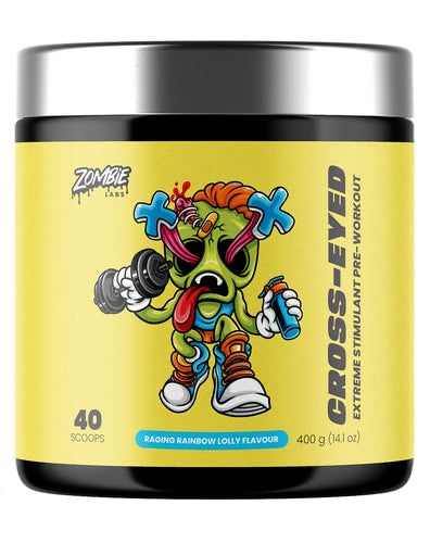 Zombie Labs CROSS-EYED Extreme Stimulant Pre-workout 400g 40 Serves