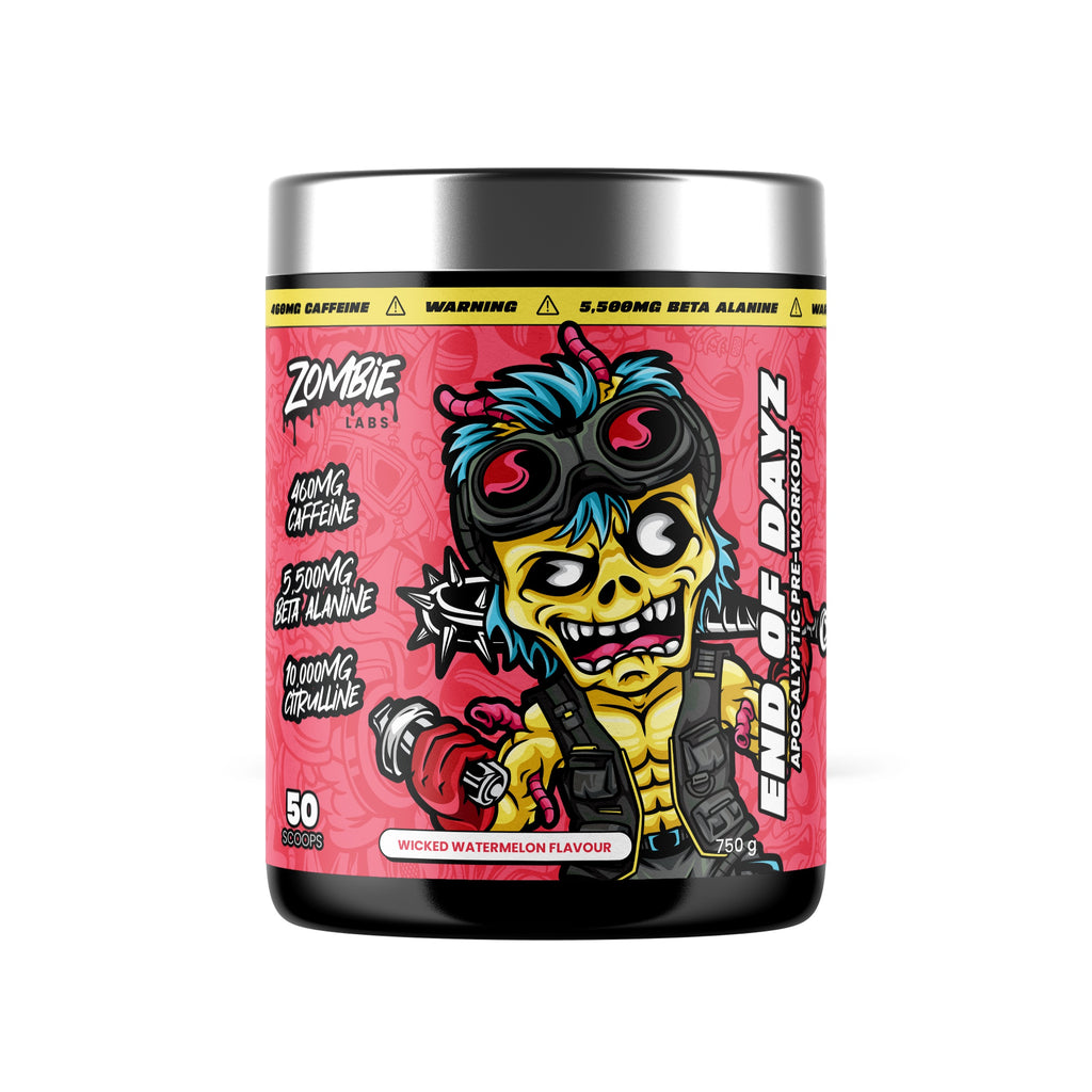 Zombie Labs END OF DAYZ Apocalyptic Pre-workout 750g 50/25 Serves