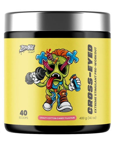 Zombie Labs CROSS-EYED Extreme Stimulant Pre-workout 400g 40 Serves