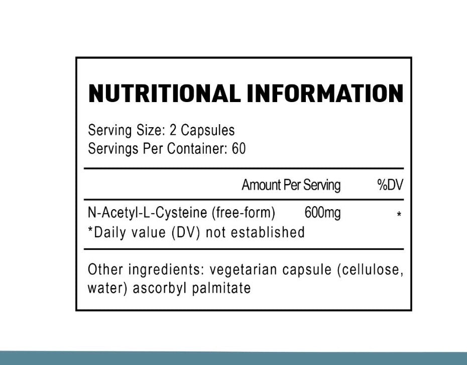 Rootwise Naturals- NAC N-Acetyl-L-Cysteine 600mg