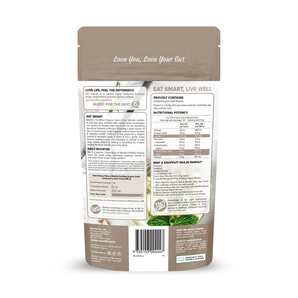 Morlife Organic Inulin Powder