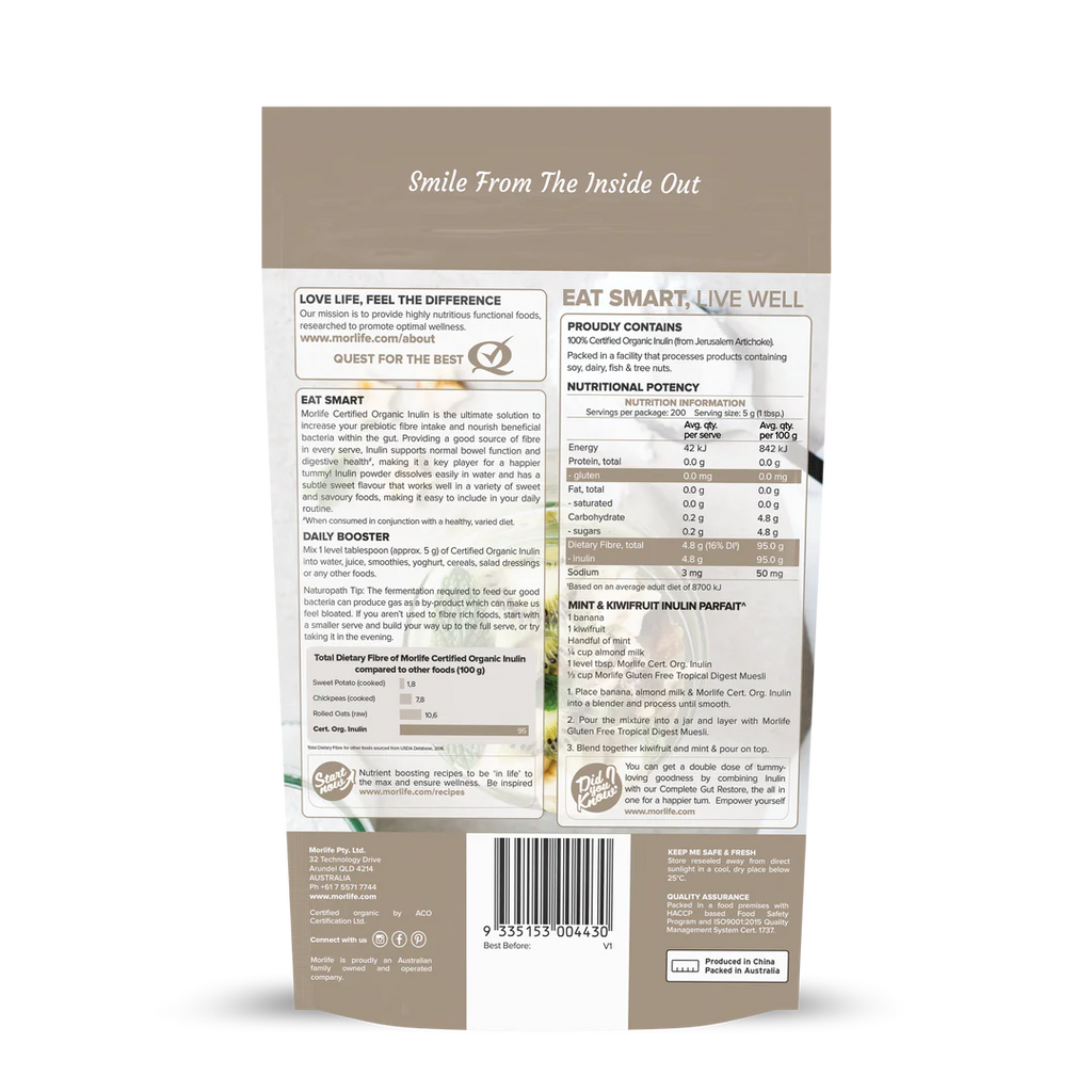 Morlife Organic Inulin Powder