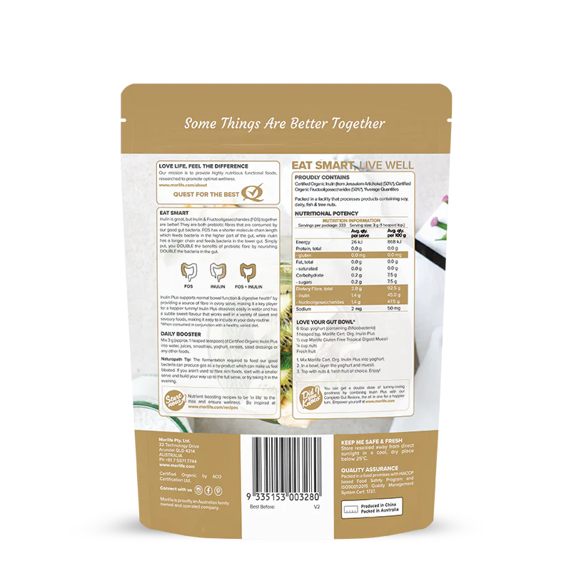 Morlife Organic Inulin Plus Powder