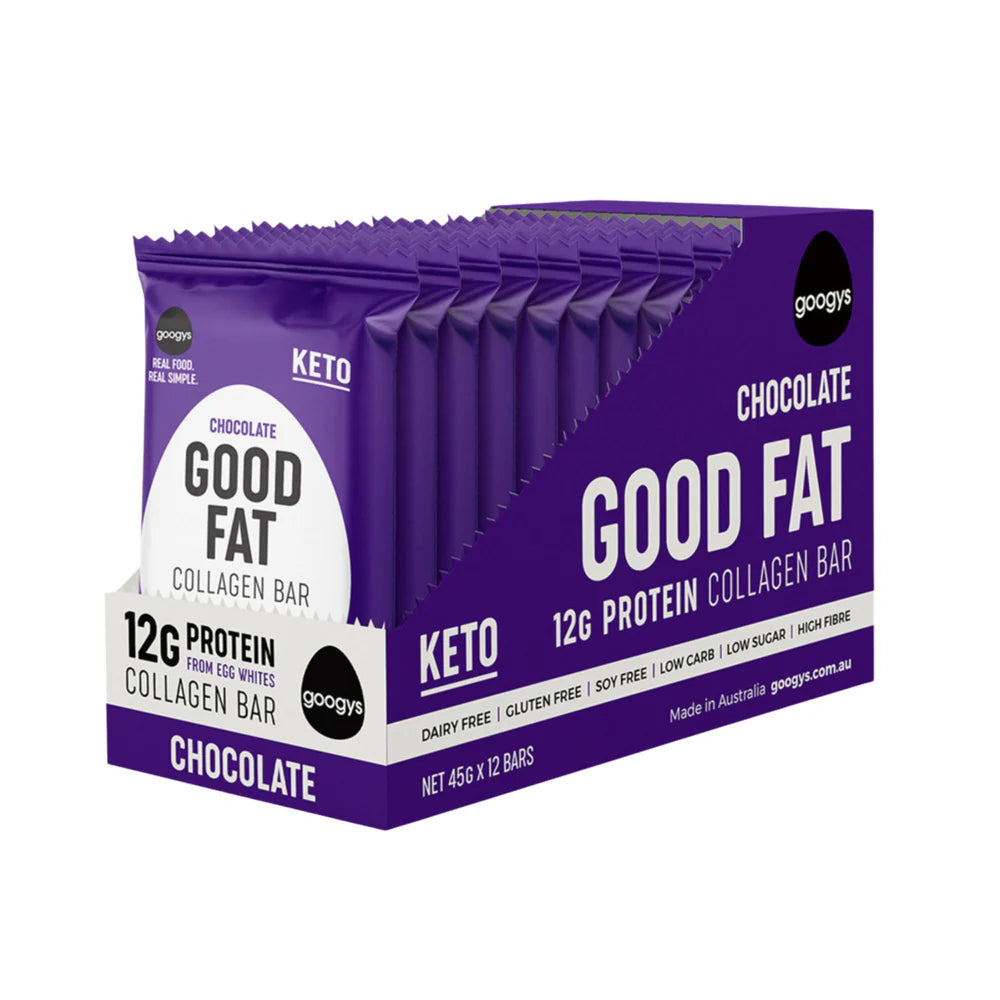 Googys Good Fat Collagen Bar 12 PACK
