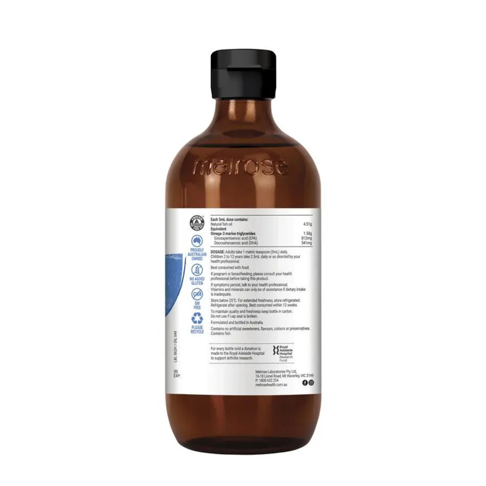 Melrose Fish Oil (Health & Heart) 500ml
