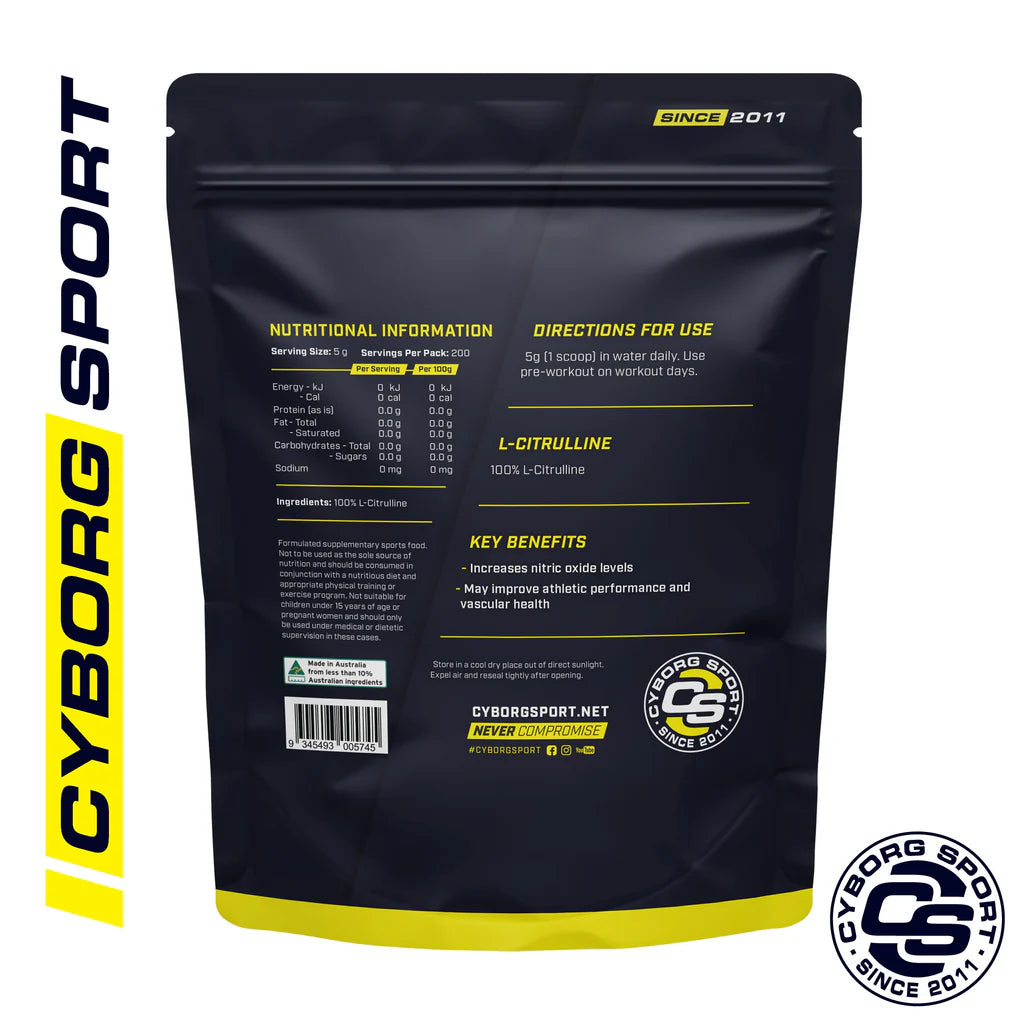 Cyborg Sport L-Citrulline 500g & 1kg