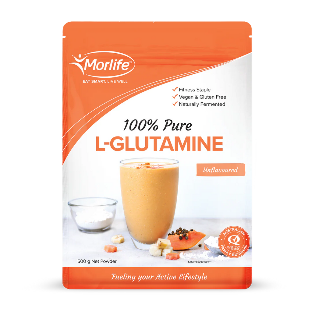 Morlife 100% Pure L-Glutamine Unflavoured 500g