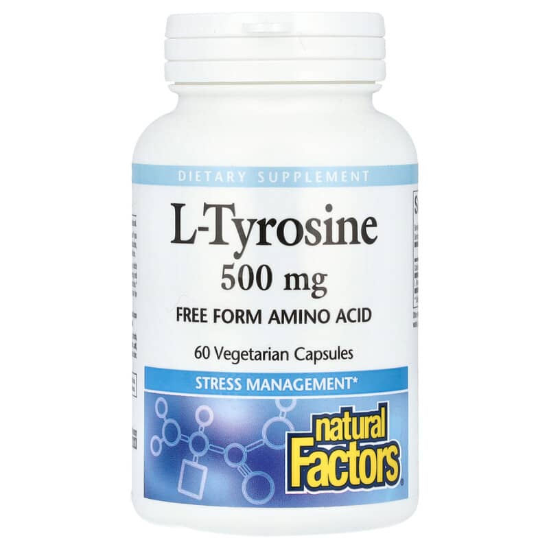 Natural Factors L-Tyrosine 500mg Capsules
