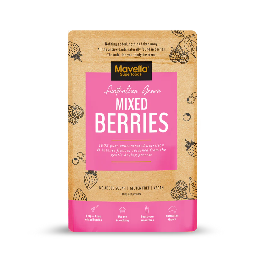 MAVELLA SUPERFOODS Australian Mixed Berries 100g