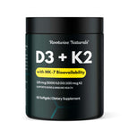 Rootwise Naturals™ D3 + K2 (with MK-7 Bioavailability) 60 Softgels