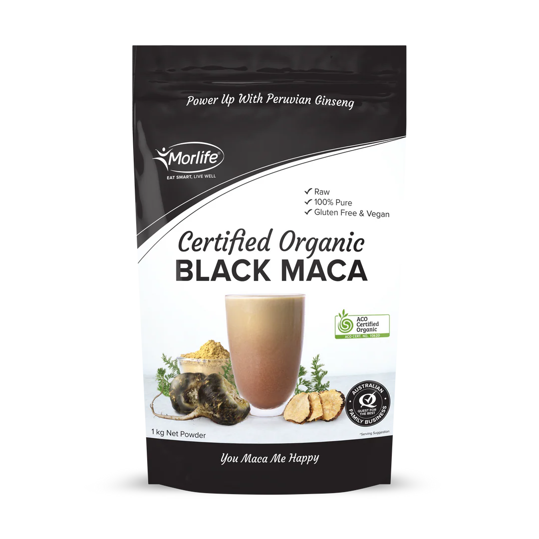 Morlife Organic Black Maca Powder