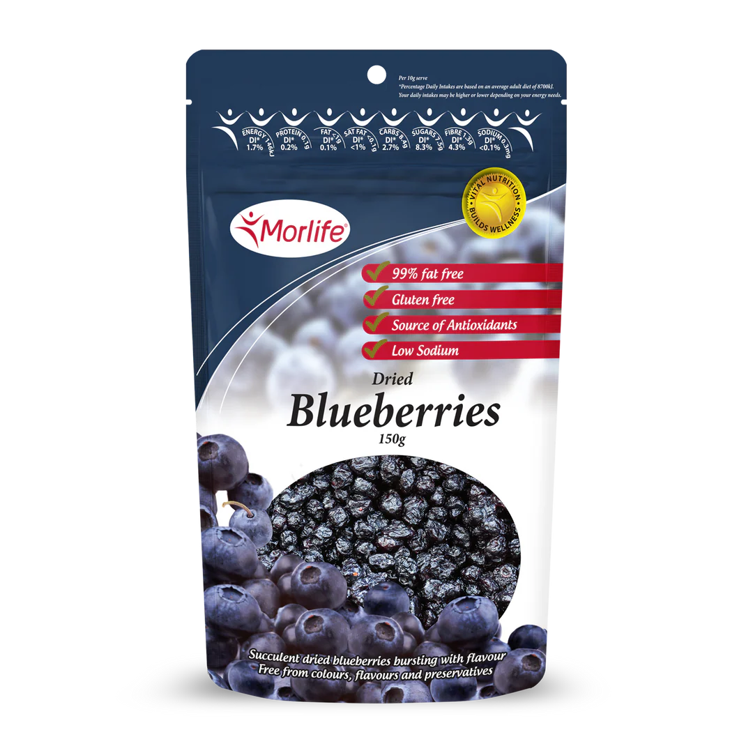 Morlife Dried Blueberries 150g