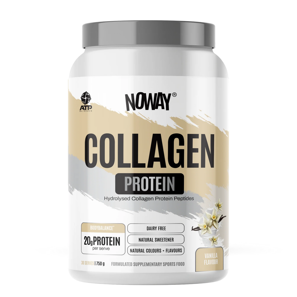 Noway Collagen Protein container on a white background