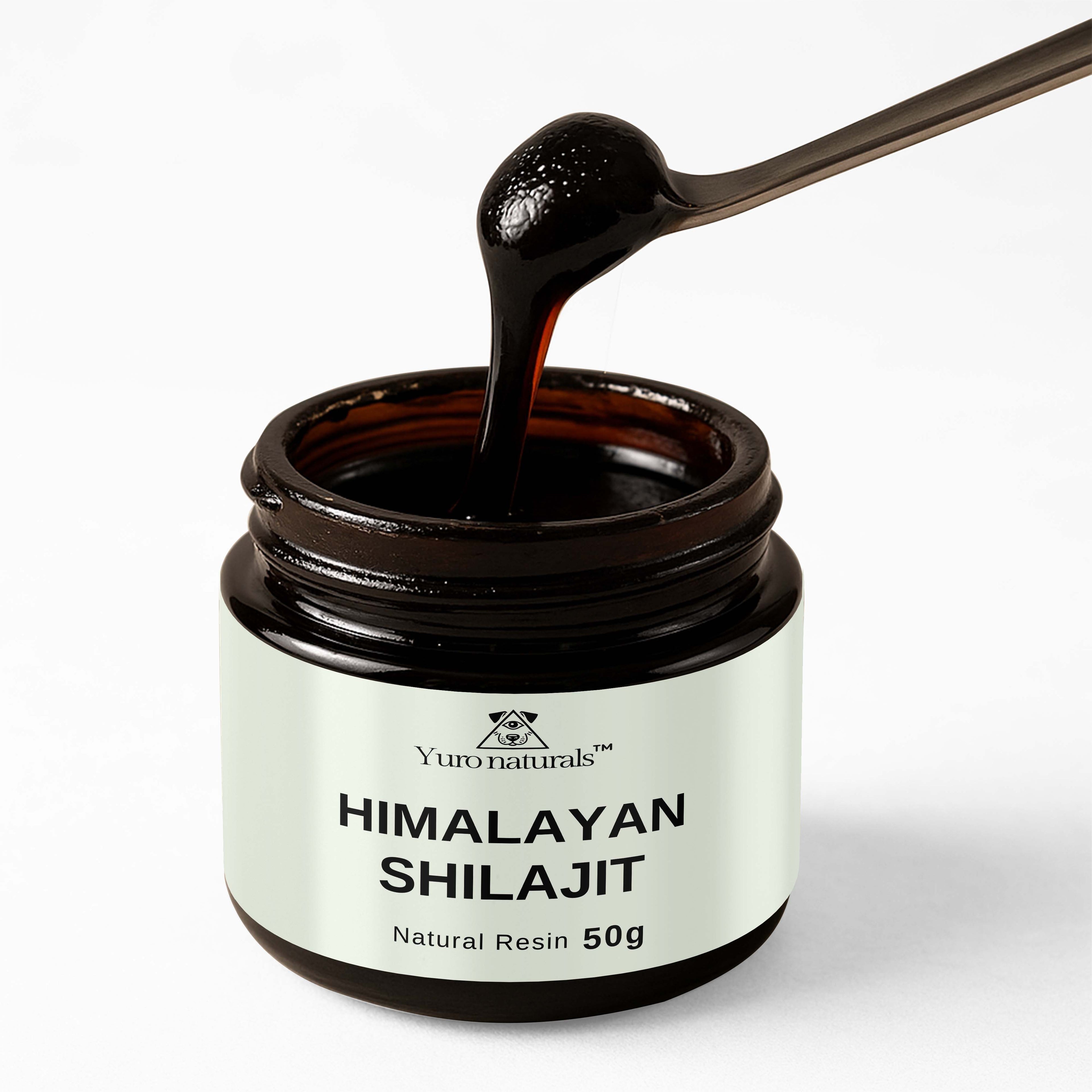Yuro Naturals™ Shilajit Resin – 50g | Himalayan Fulvic Minerals