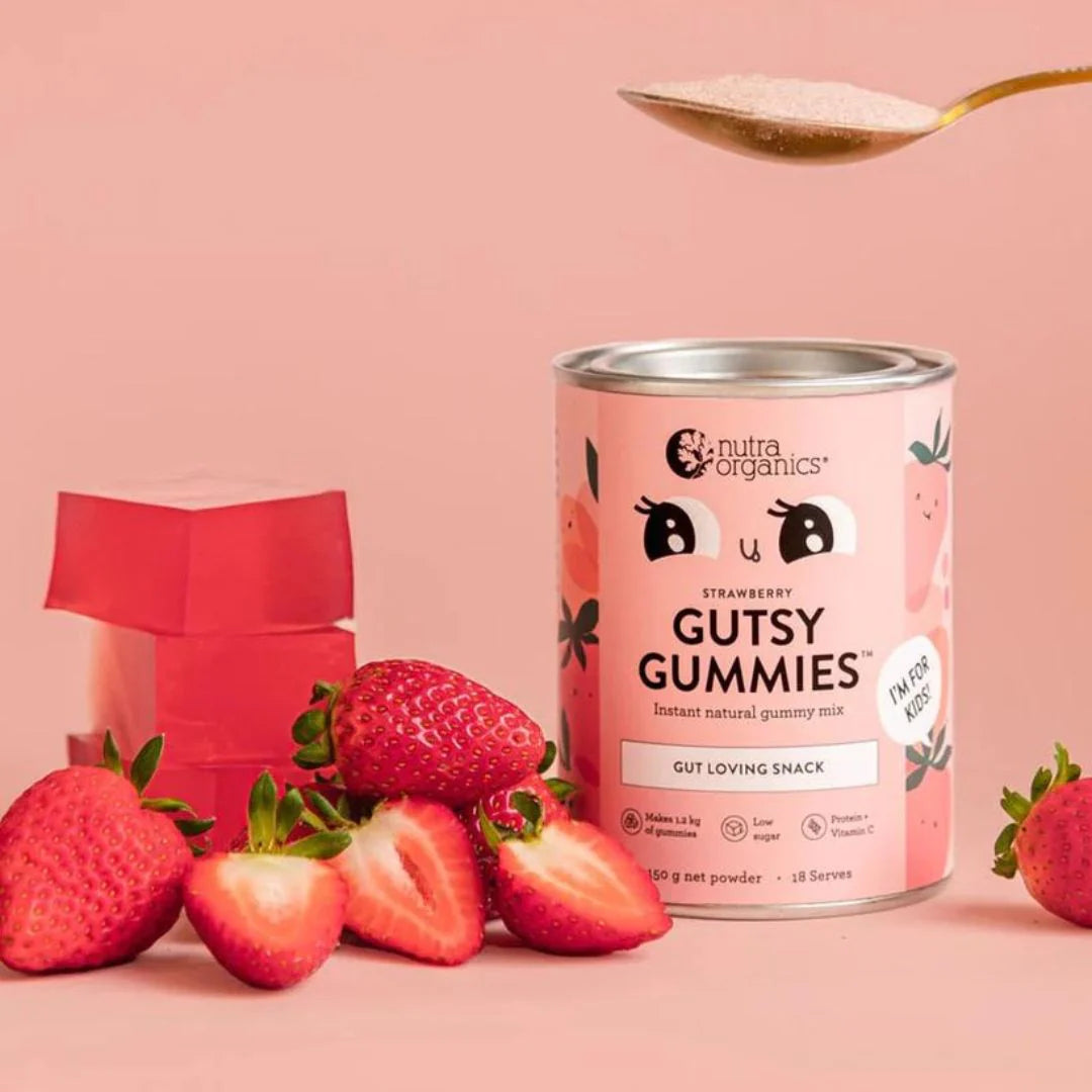 NUTRA ORGANICS GUTSY GUMMIES PINE LIME 150G