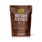 Brown package of Protein Australia Grass Fed Collagen Peptides on a white background