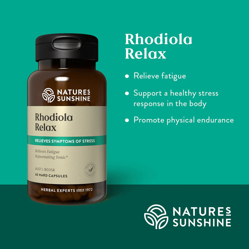 Nature's Sunshine Rhodiola Relax 60 caps