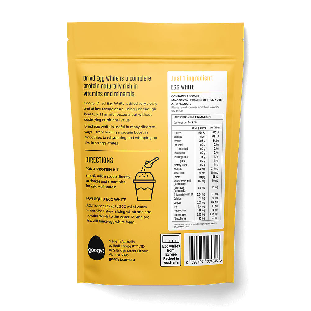 Googys Pure Egg White Protein