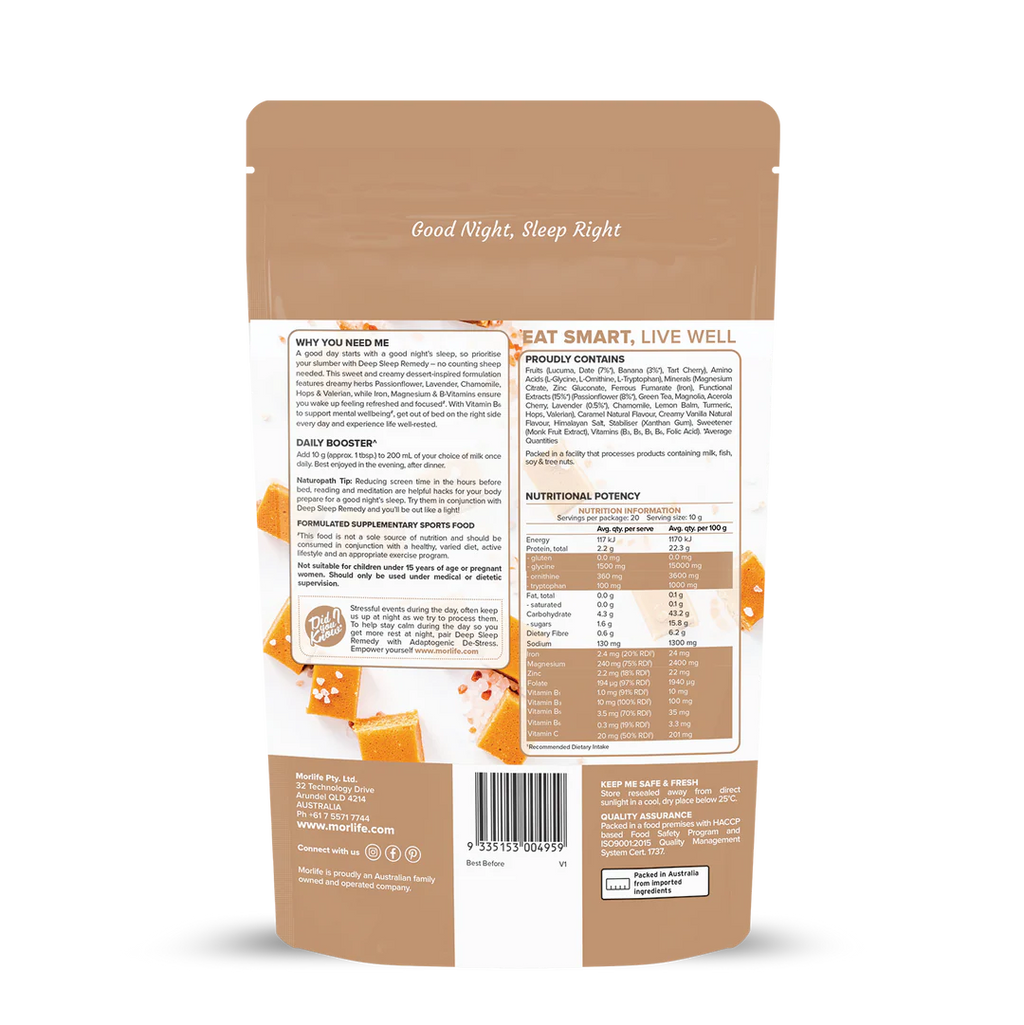 Morlife Deep Sleep Remedy Salted Caramel