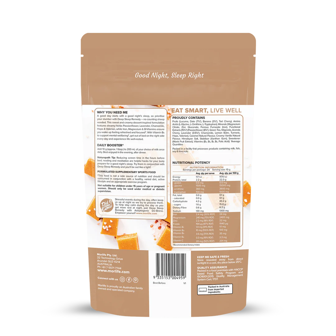 Morlife Deep Sleep Remedy Salted Caramel