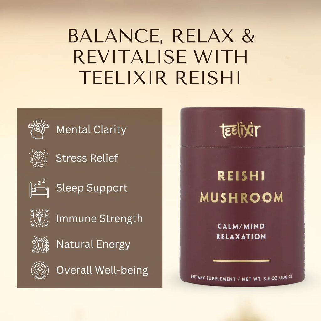 Teelixir Organic Reishi Mushroom (10:1) 100g
