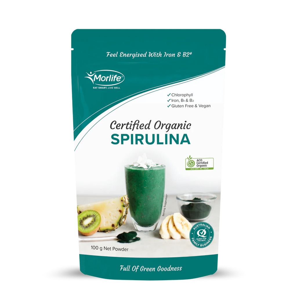 Morlife Certified Organic Spirulina Powder