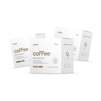Switch coffee packages on a white background
