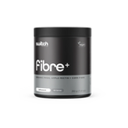 Fibre supplement container labeled 'switch' on a white background