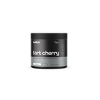 Container of switch tart cherry powder on a white background