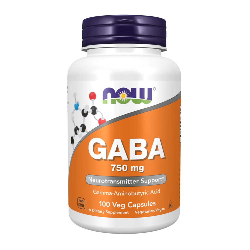 Now Gaba 750mg 100 Veg Capsules