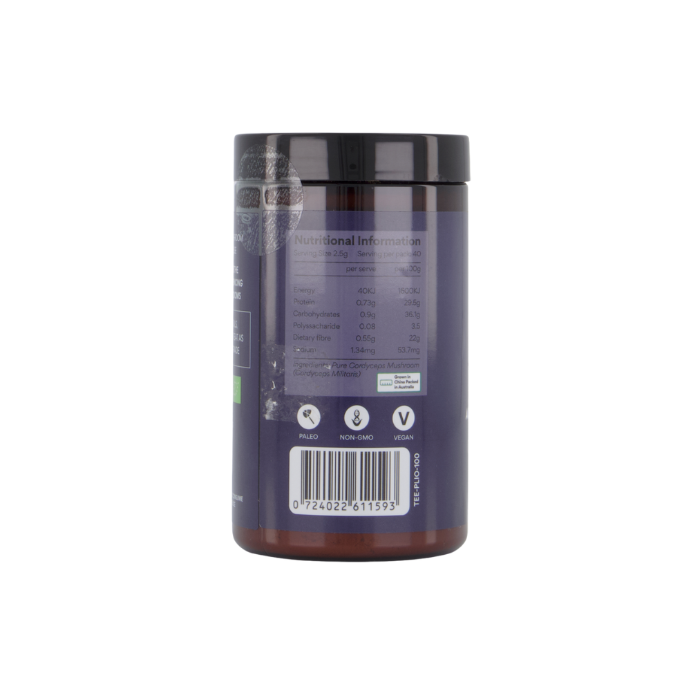 Teelixir Pure Cordyceps Mushroom Powder 100G
