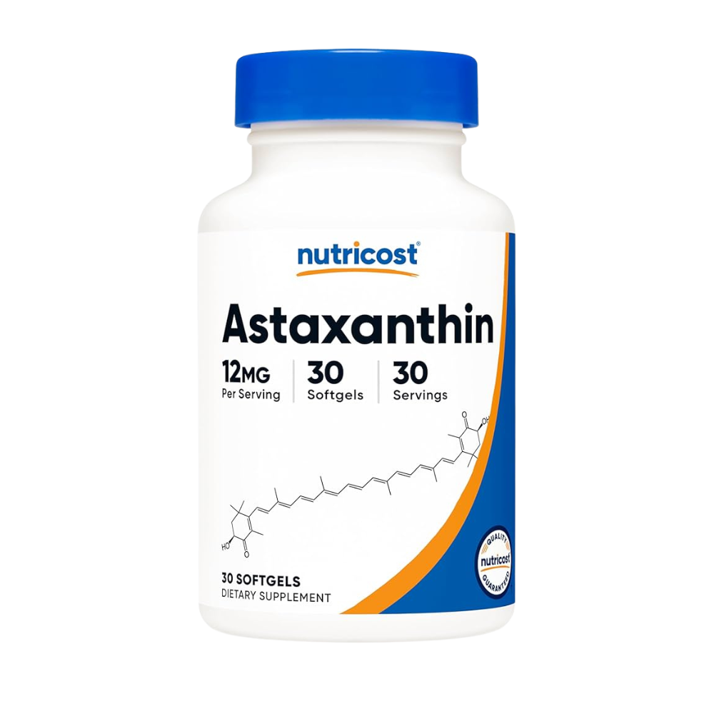 Nutricost Astaxanthin 12mg 30 Softgels