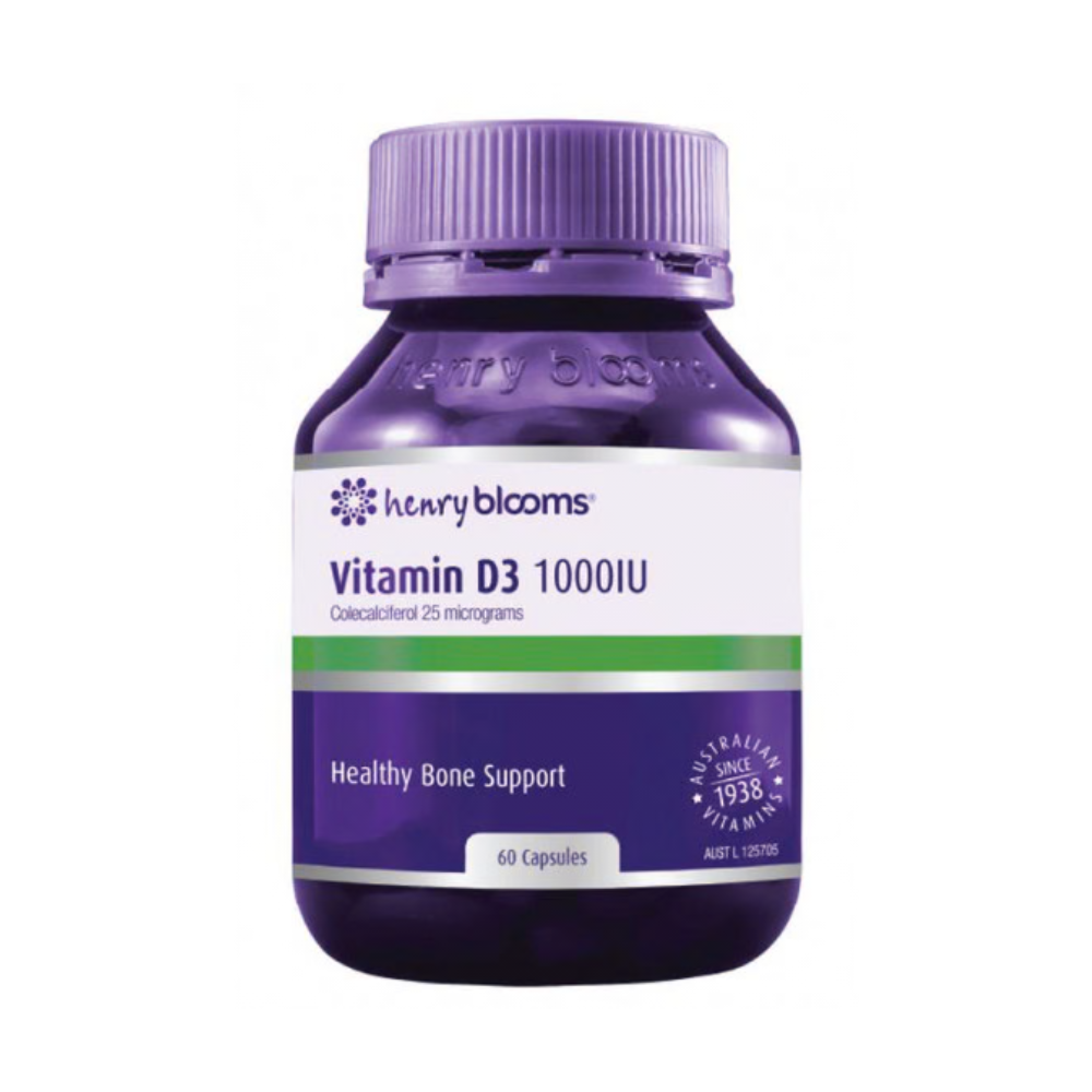 Henry Blooms Vitamin D3 1000 IU