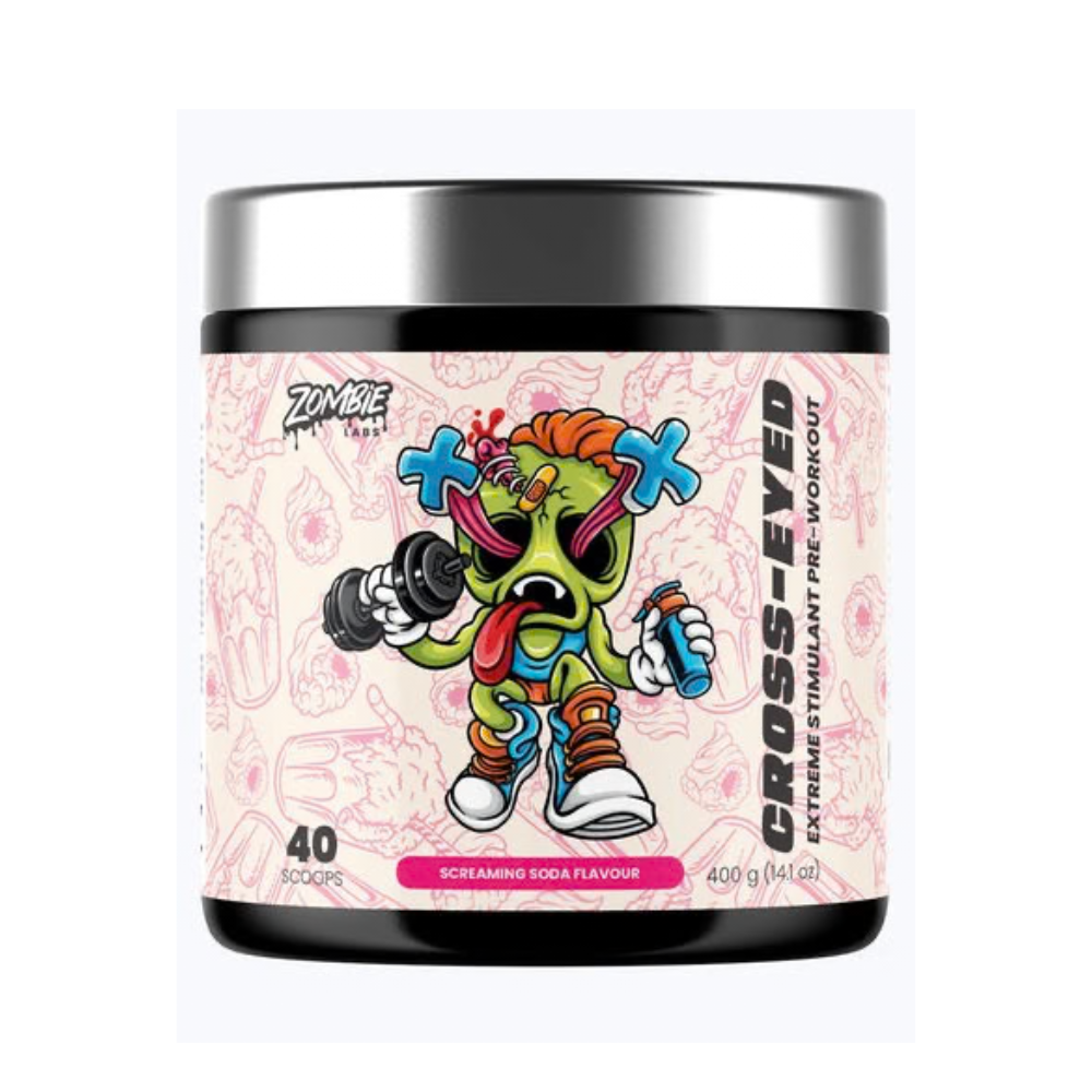 Zombie Labs CROSS-EYED Extreme Stimulant Pre-workout 400g 40 Serves