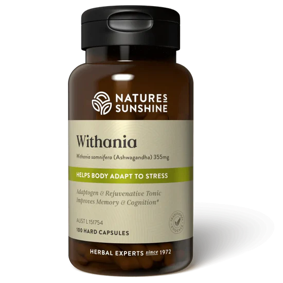 Natures Sunshine Withania (Ashwagandha) 100 Caps
