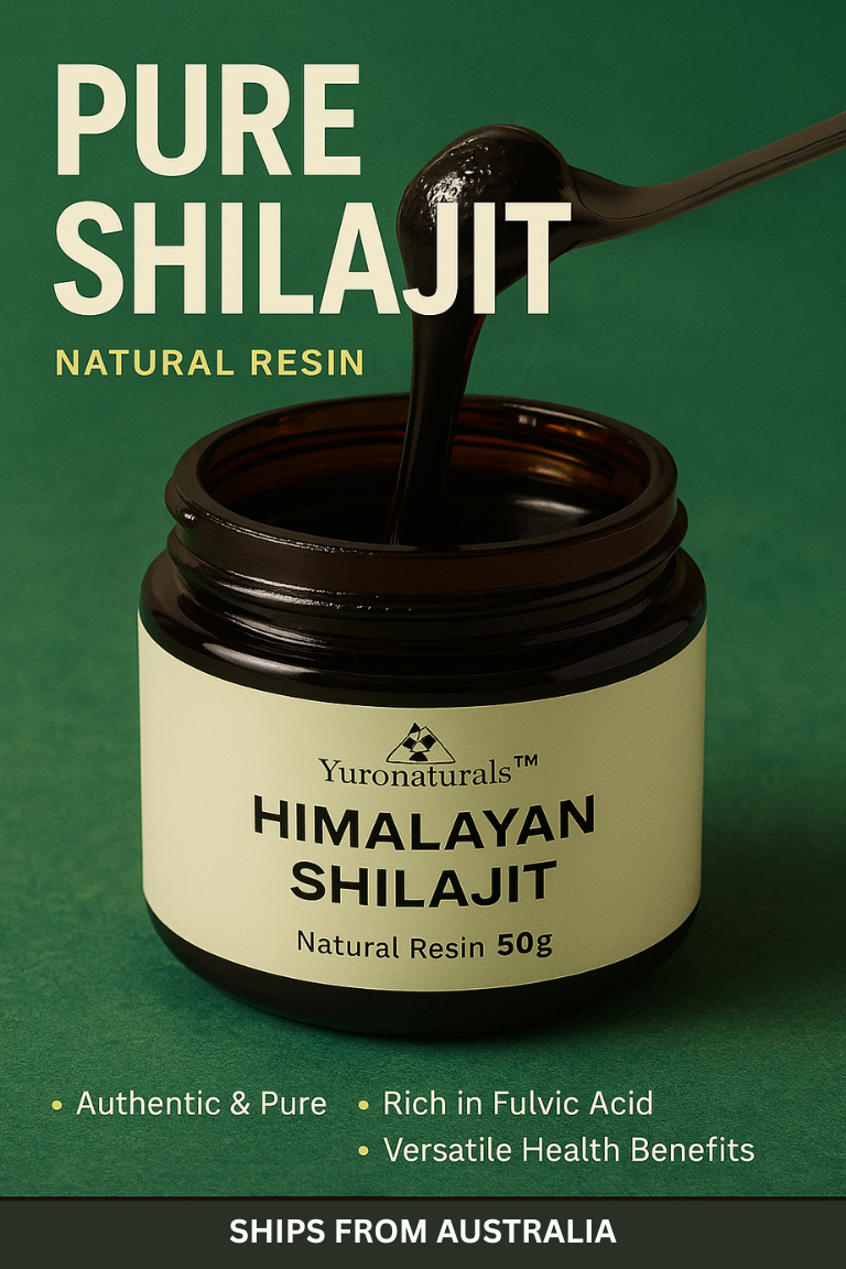 Yuro Naturals™ Shilajit Resin – 50g | Himalayan Fulvic Minerals