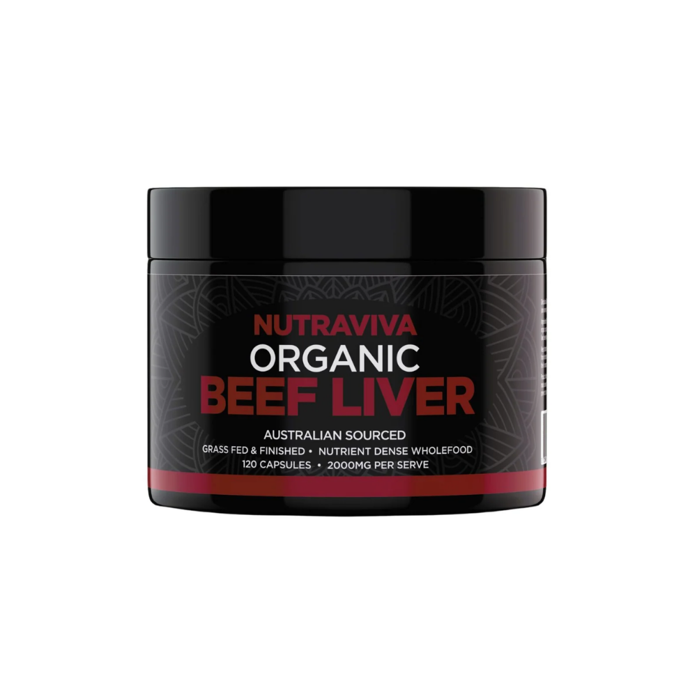 Nutraviva Organic Beef Liver 120c
