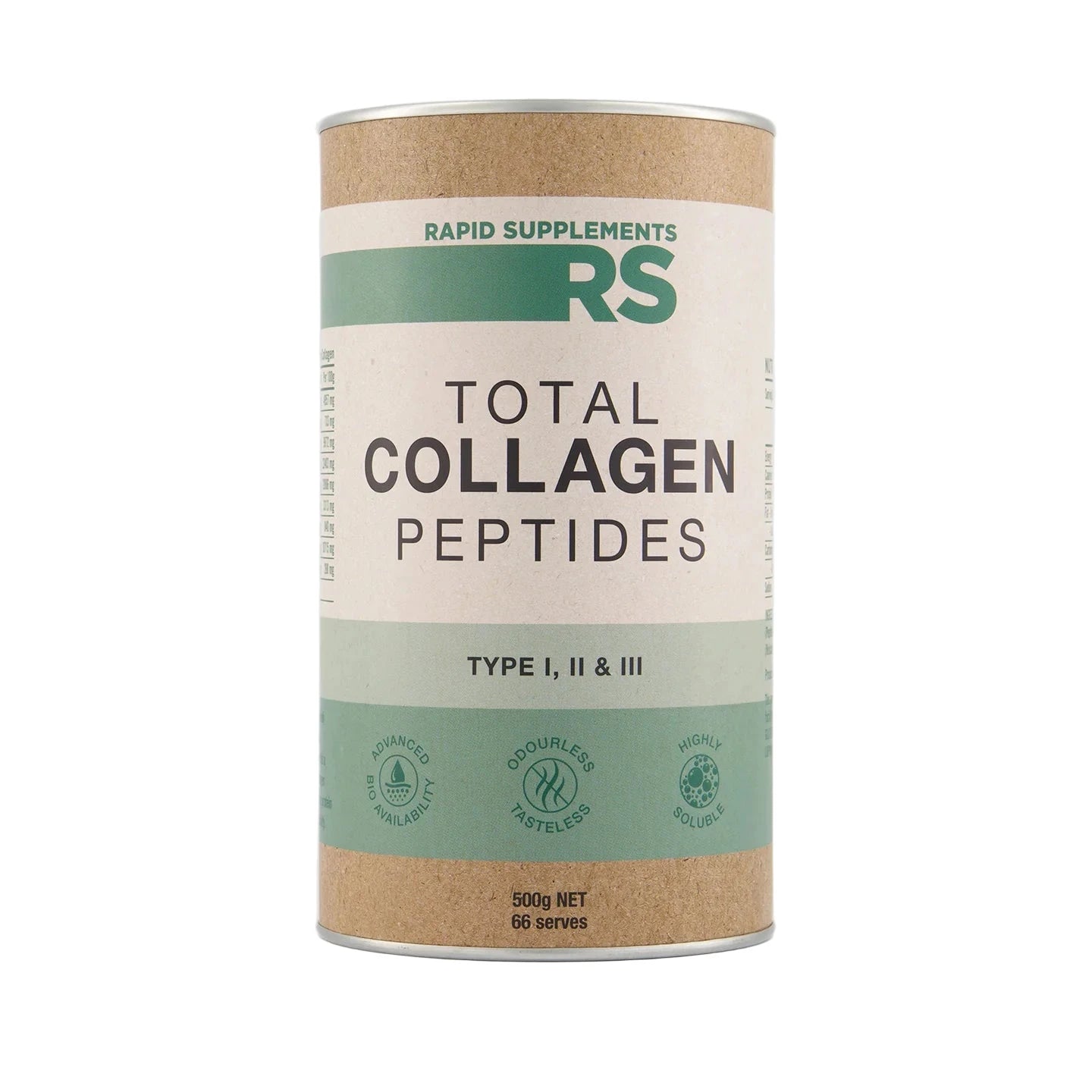 Rapid Supplements Total Collagen Peptides Unflavoured