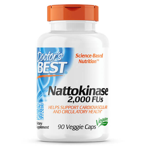 Doctor's Best, Nattokinase, 2,000 FUs, 90 Veggie Caps