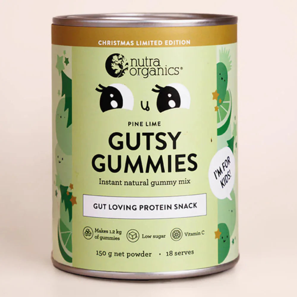 NUTRA ORGANICS GUTSY GUMMIES PINE LIME 150G