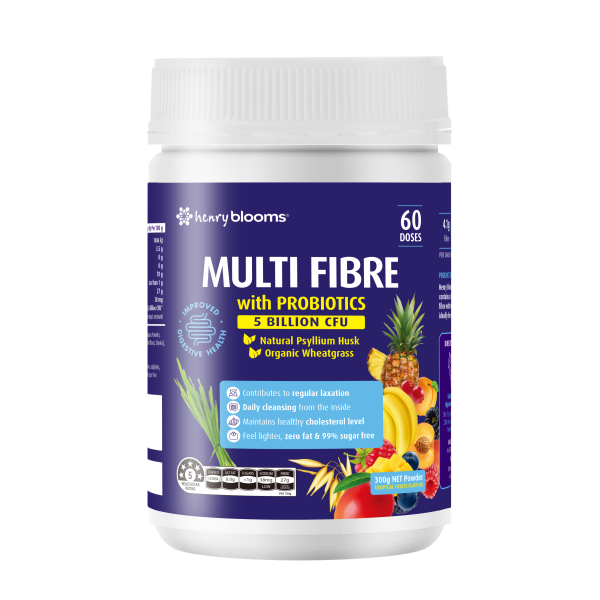 Henry Bloom Multi Fibre with Probiotics 60 doses