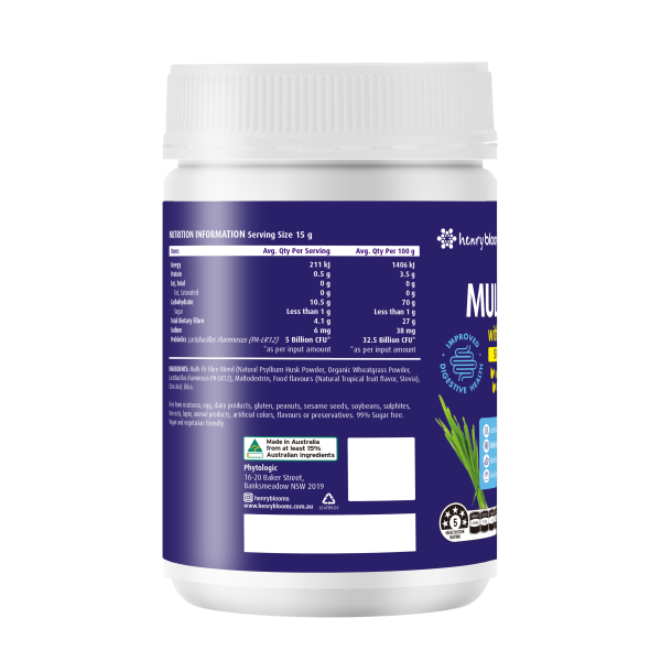 Henry Bloom Multi Fibre with Probiotics 60 doses