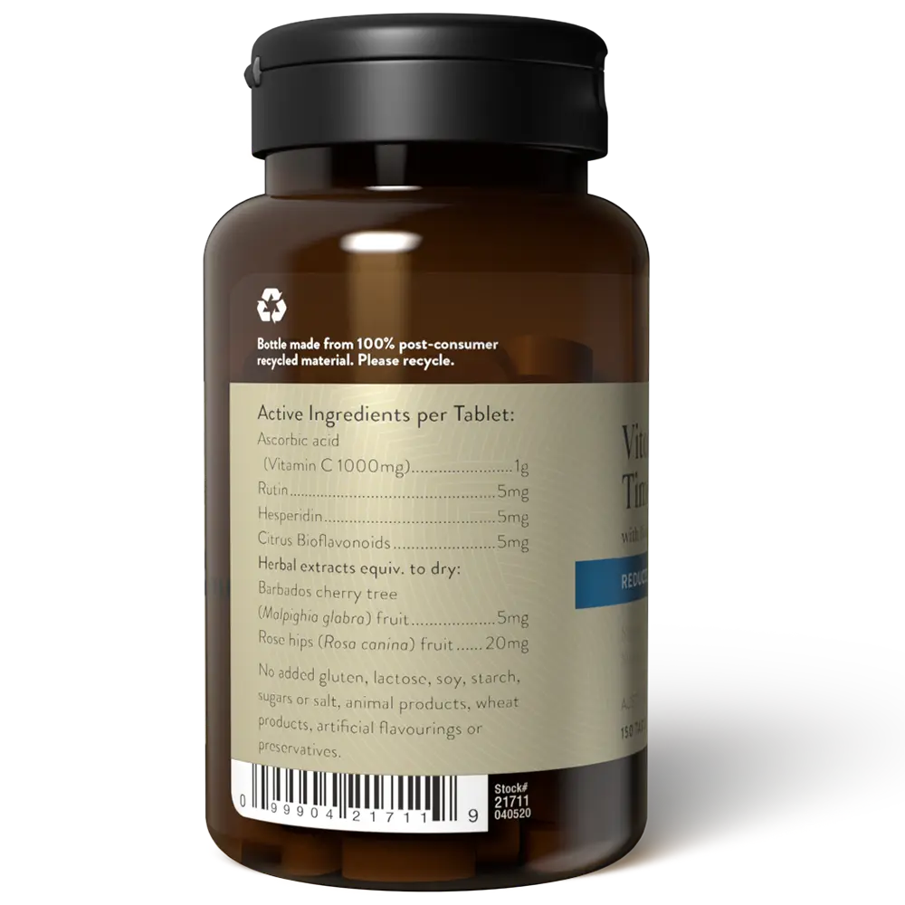 Natures Sunshine Vitamin C 1000 Time Release 100 Tabs