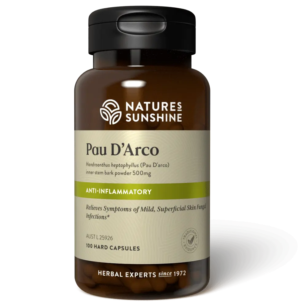 Natures Sunshine Pau D'Arco 100 Hard Caps