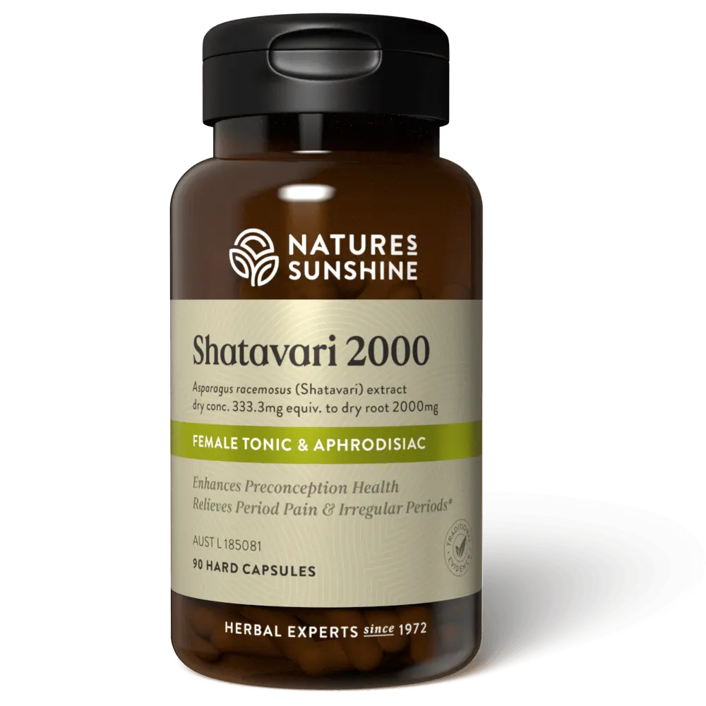 Natures Sunshine Shatavari 2000 90 Hard Caps