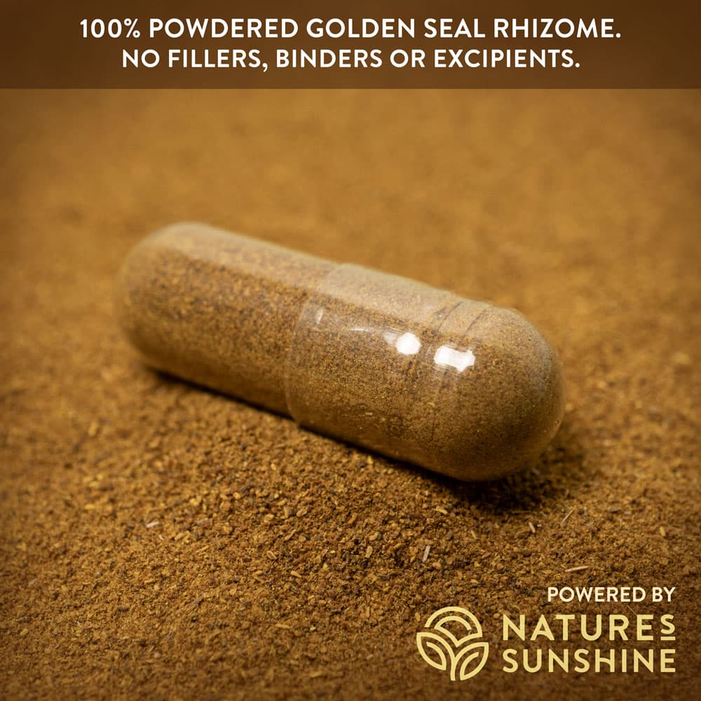 Natures Sunshine Golden Seal 100 Hard Caps