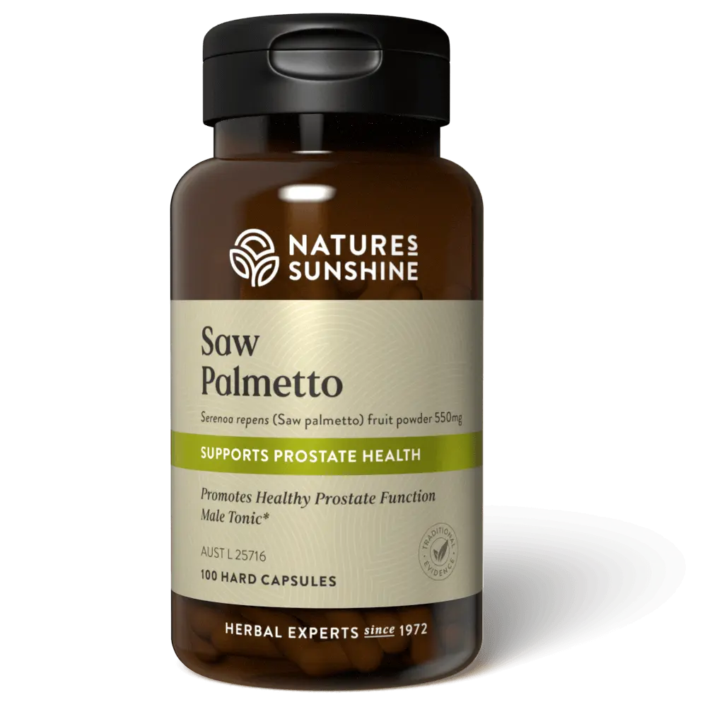Natures Sunshine Saw Palmetto 100 Hard Caps