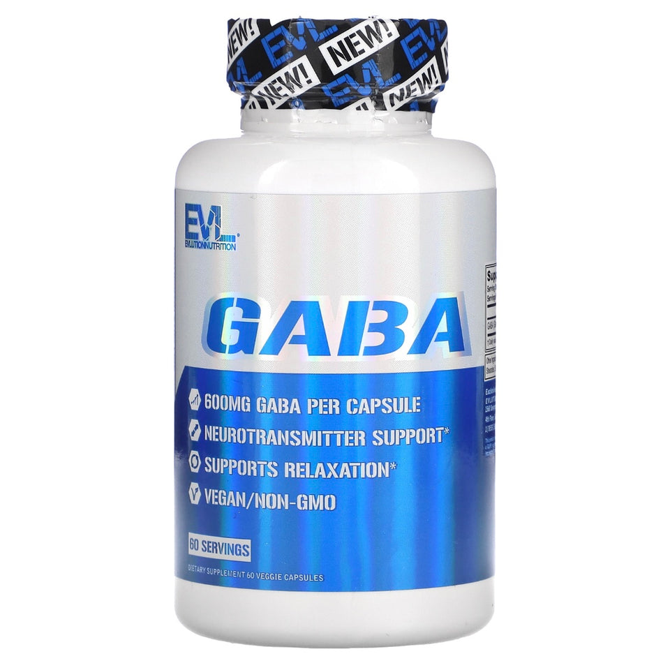 EVL GABA 60 Veggie Capsules