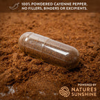 Natures Sunshine Capsicum (Cayenne Pepper) 100 Hard Capsules