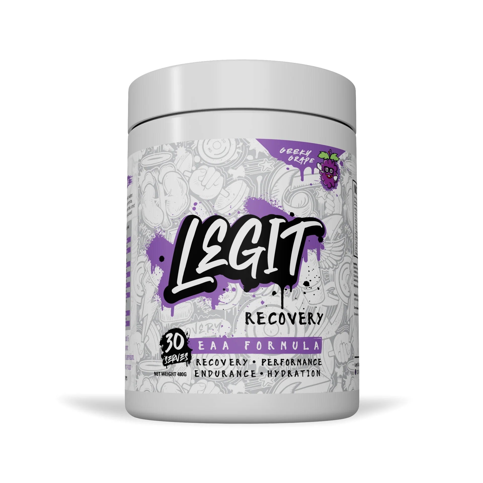Legit Recovery BCAA + Aminos 30 Serves 480g